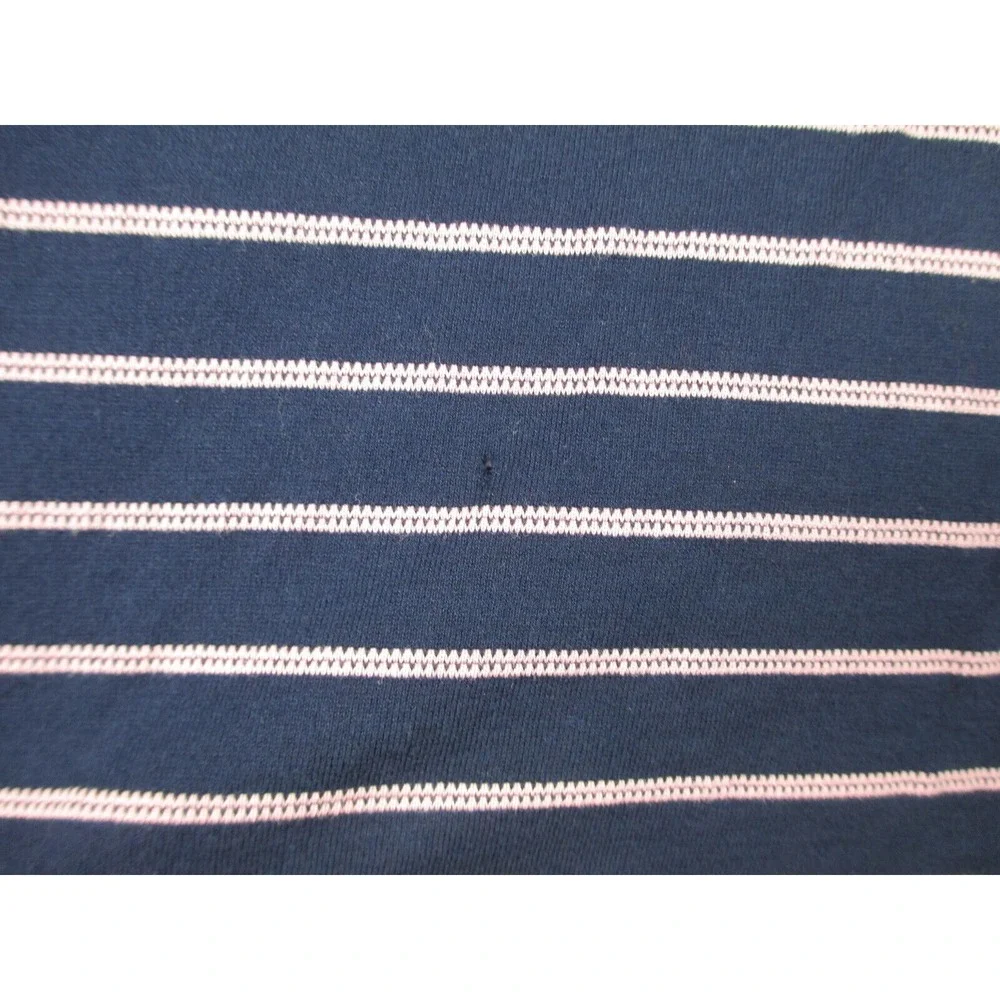 Ralph Lauren Polo Shirt Mens Extra Large Blue Pink‎ Pony Striped Golf Casual*